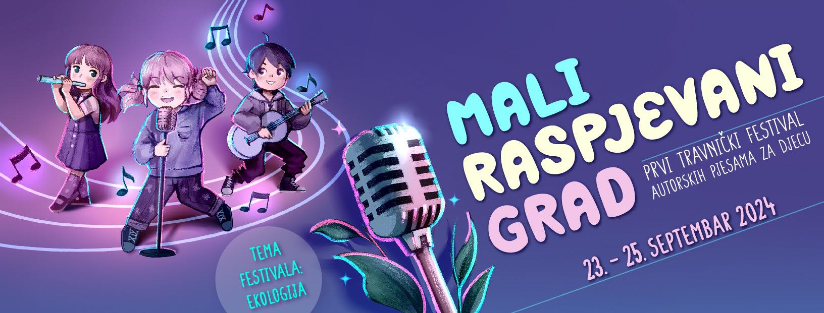 Prvi festival autorskih pjesama za djecu “Mali raspjevani grad” u Travniku od 23. do 25. septembra